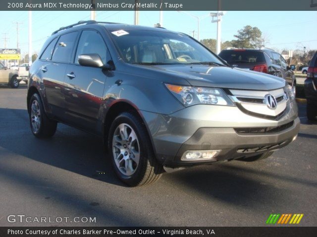 2008 Acura MDX Technology in Nimbus Gray Metallic