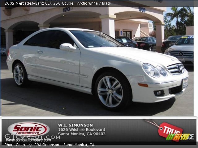 2009 Mercedes-Benz CLK 350 Coupe in Arctic White
