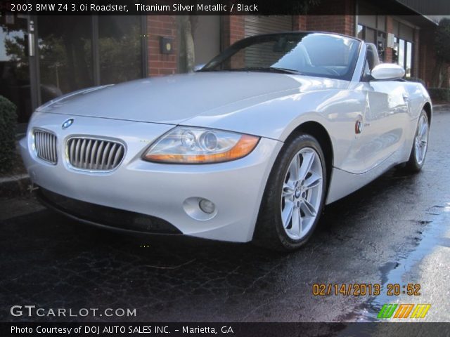 2003 BMW Z4 3.0i Roadster in Titanium Silver Metallic