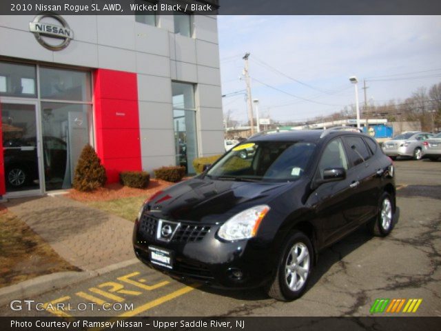 2010 Nissan Rogue SL AWD in Wicked Black