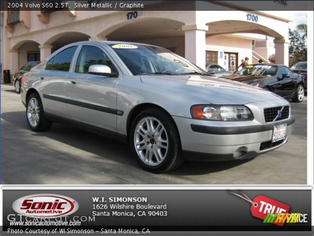 2004 Volvo S60 2.5T in Silver Metallic