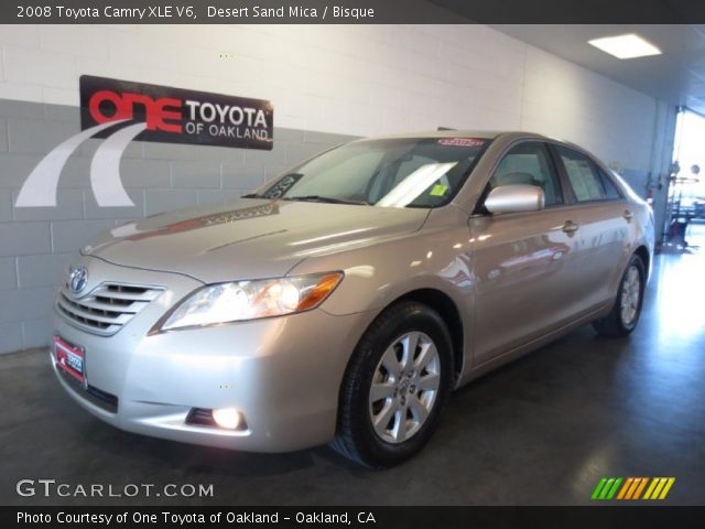 2008 Toyota Camry XLE V6 in Desert Sand Mica