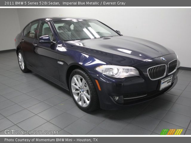 2011 BMW 5 Series 528i Sedan in Imperial Blue Metallic