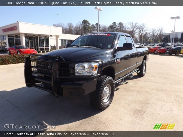 2008 Dodge Ram 2500 ST Quad Cab 4x4 in Brilliant Black Crystal Pearl
