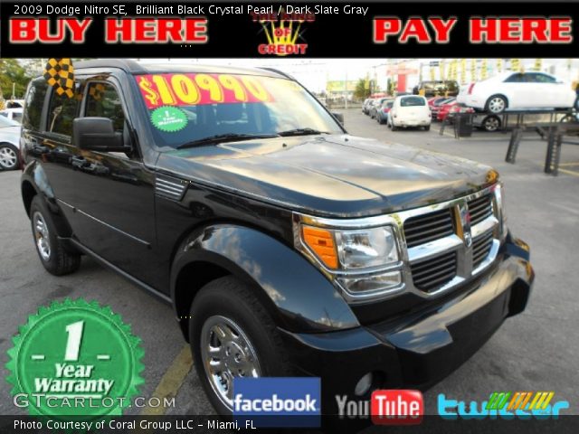 2009 Dodge Nitro SE in Brilliant Black Crystal Pearl