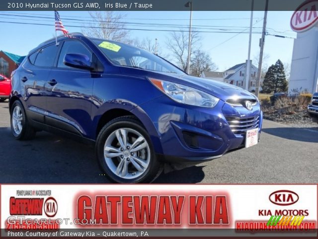 2010 Hyundai Tucson GLS AWD in Iris Blue