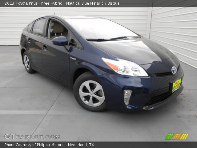 2013 Toyota Prius Three Hybrid in Nautical Blue Metallic