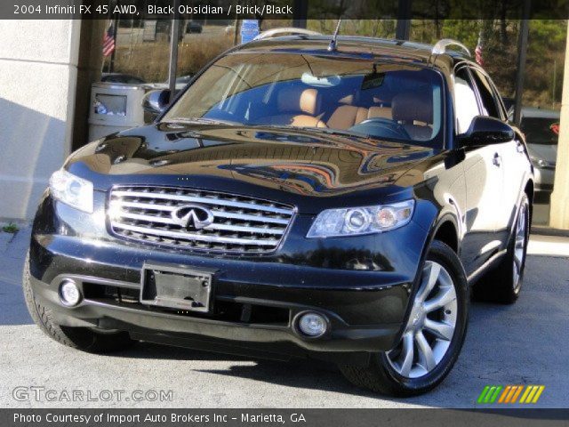 2004 Infiniti FX 45 AWD in Black Obsidian