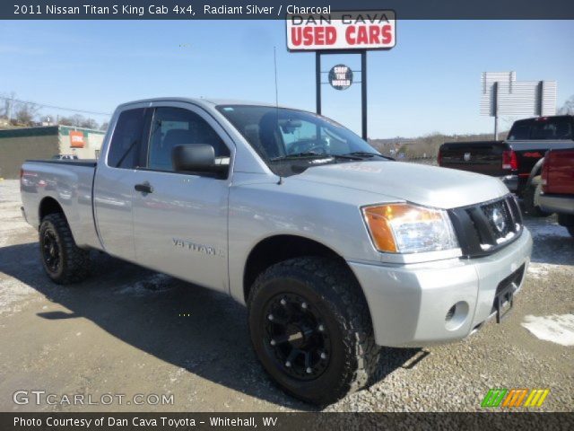 2011 Nissan Titan S King Cab 4x4 in Radiant Silver
