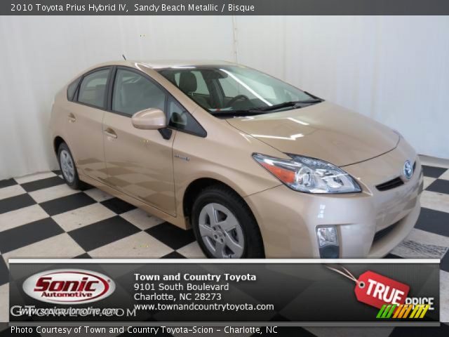 2010 Toyota Prius Hybrid IV in Sandy Beach Metallic