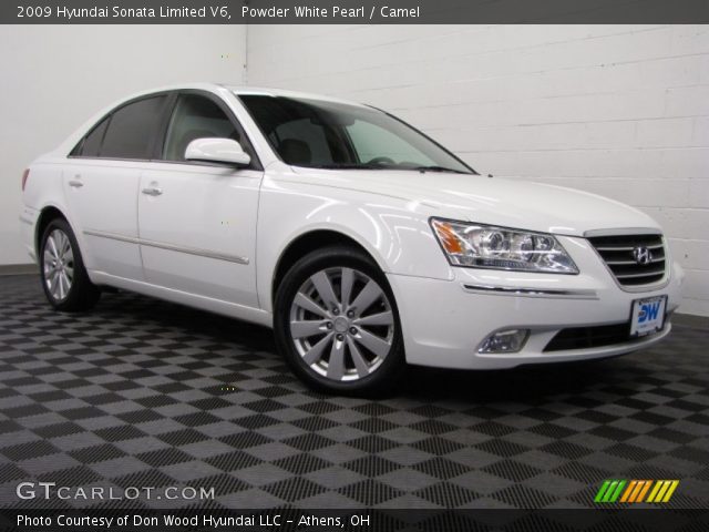 2009 Hyundai Sonata Limited V6 in Powder White Pearl