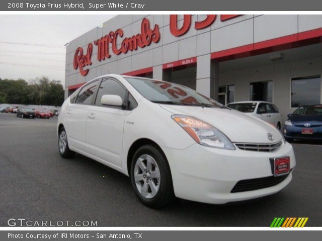 2008 Toyota Prius Hybrid in Super White