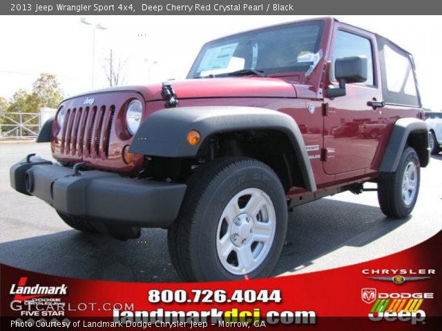 2013 Jeep Wrangler Sport 4x4 in Deep Cherry Red Crystal Pearl