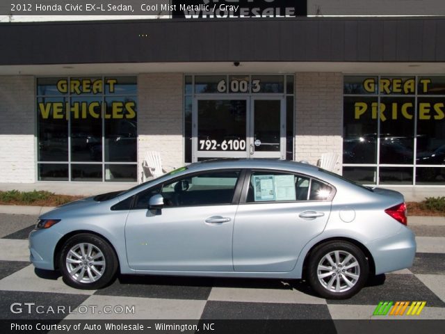 2012 Honda Civic EX-L Sedan in Cool Mist Metallic