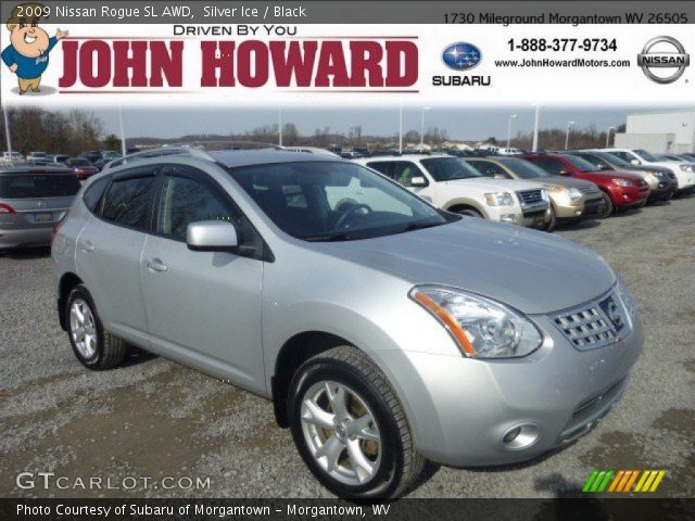 2009 Nissan Rogue SL AWD in Silver Ice