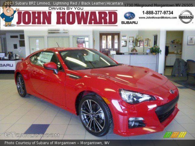 2013 Subaru BRZ Limited in Lightning Red