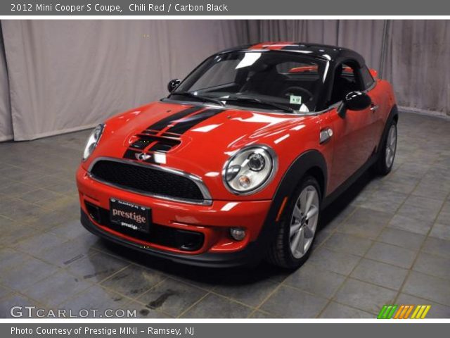 2012 Mini Cooper S Coupe in Chili Red