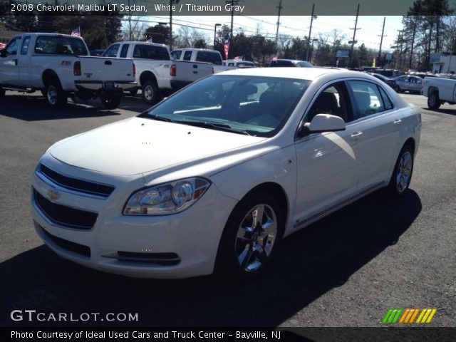 2008 Chevrolet Malibu LT Sedan in White
