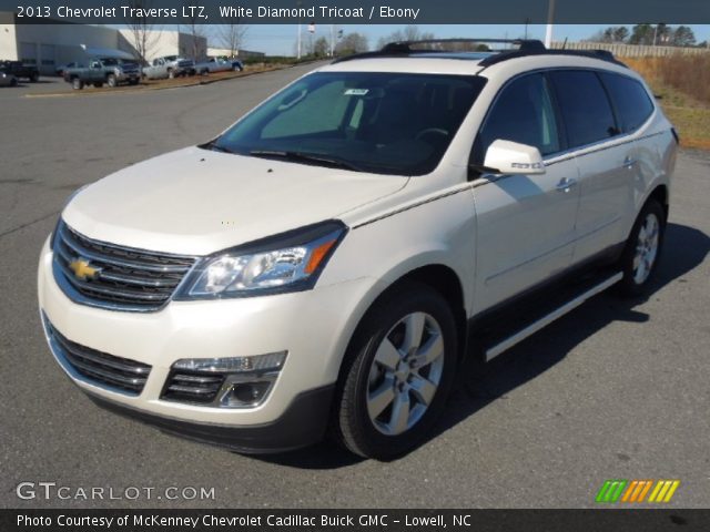 2013 Chevrolet Traverse LTZ in White Diamond Tricoat