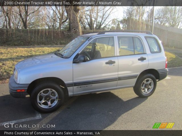 2000 Chevrolet Tracker 4WD Hard Top in Silver Metallic