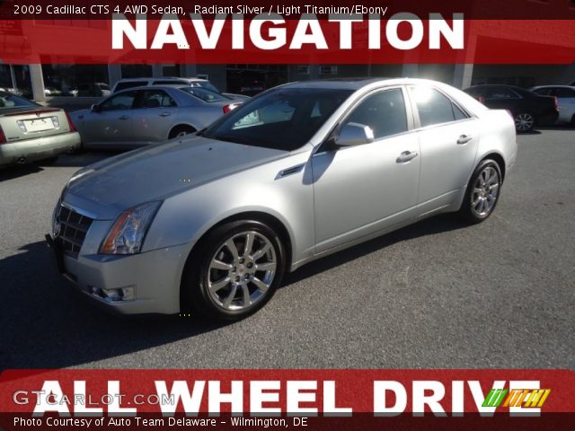 2009 Cadillac CTS 4 AWD Sedan in Radiant Silver