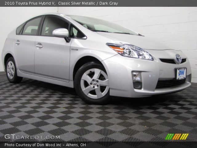 2010 Toyota Prius Hybrid V in Classic Silver Metallic