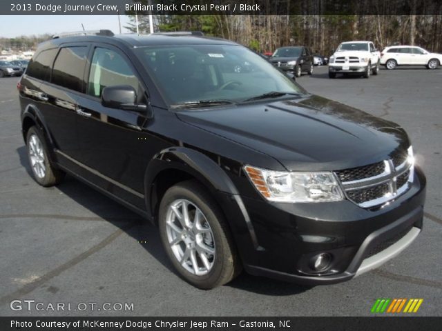 2013 Dodge Journey Crew in Brilliant Black Crystal Pearl