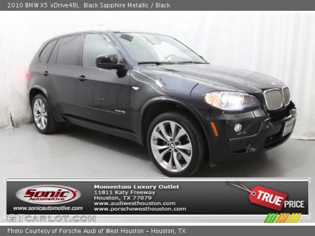 2010 BMW X5 xDrive48i in Black Sapphire Metallic