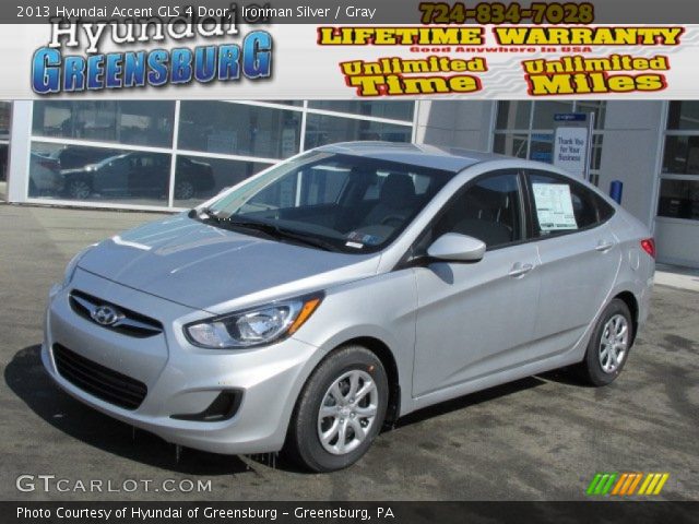 2013 Hyundai Accent GLS 4 Door in Ironman Silver