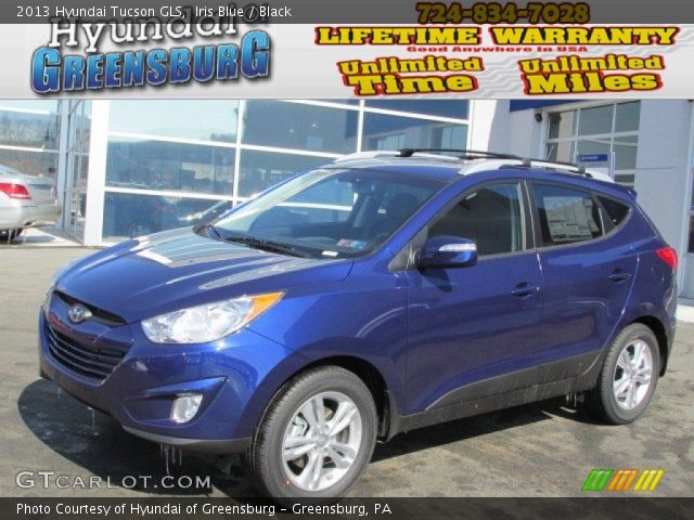 2013 Hyundai Tucson GLS in Iris Blue