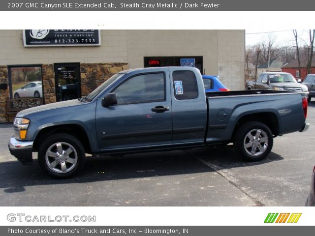 2007 GMC Canyon SLE Extended Cab in Stealth Gray Metallic