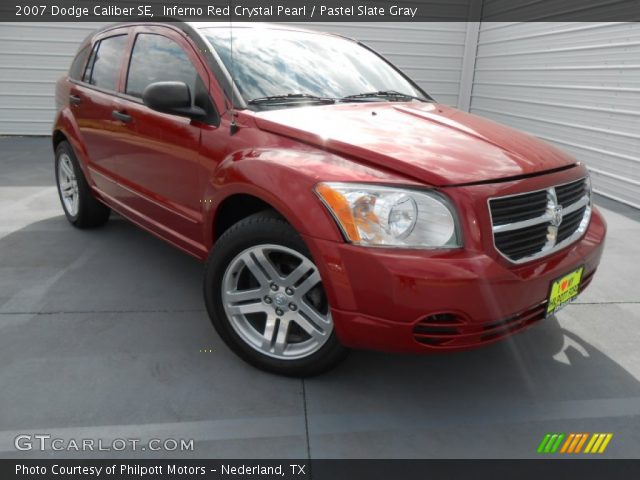 2007 Dodge Caliber SE in Inferno Red Crystal Pearl
