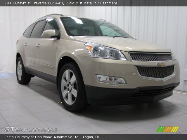 2010 Chevrolet Traverse LTZ AWD in Gold Mist Metallic
