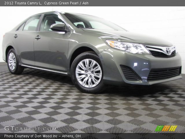 2012 Toyota Camry L in Cypress Green Pearl