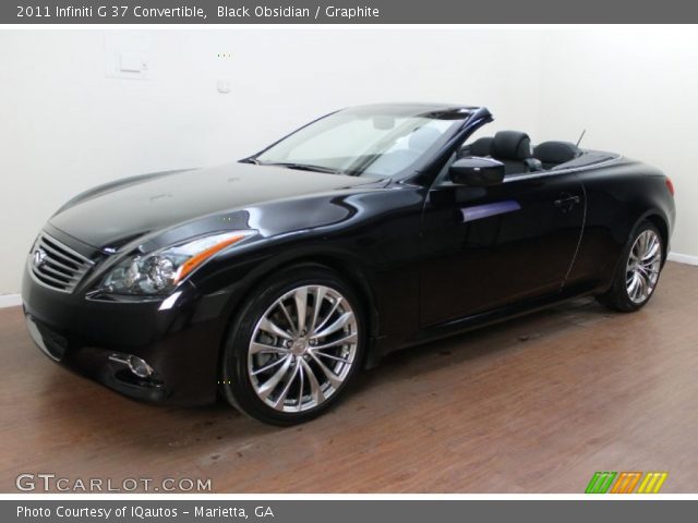 2011 Infiniti G 37 Convertible in Black Obsidian