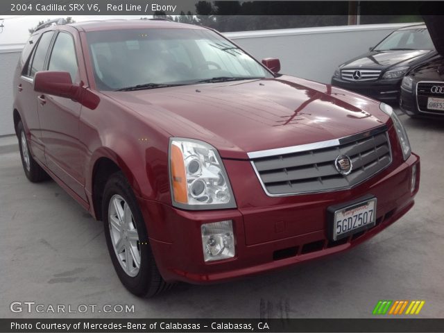 2004 Cadillac SRX V6 in Red Line