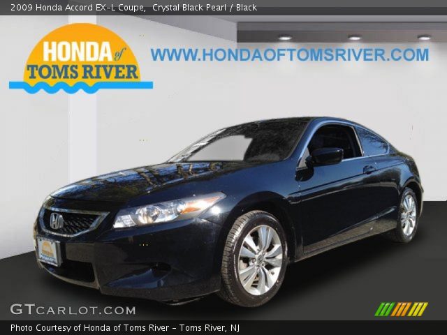 2009 Honda Accord EX-L Coupe in Crystal Black Pearl