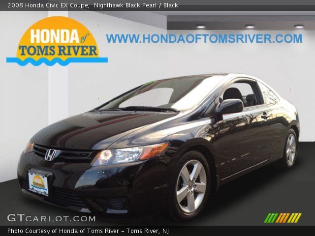 2008 Honda Civic EX Coupe in Nighthawk Black Pearl
