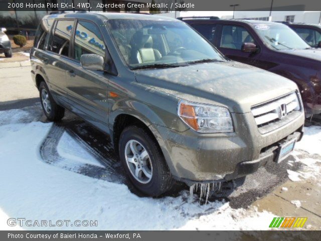 2008 Honda Pilot EX-L 4WD in Aberdeen Green Metallic