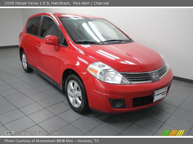 2008 Nissan Versa 1.8 SL Hatchback in Red Alert