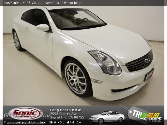2007 Infiniti G 35 Coupe in Ivory Pearl