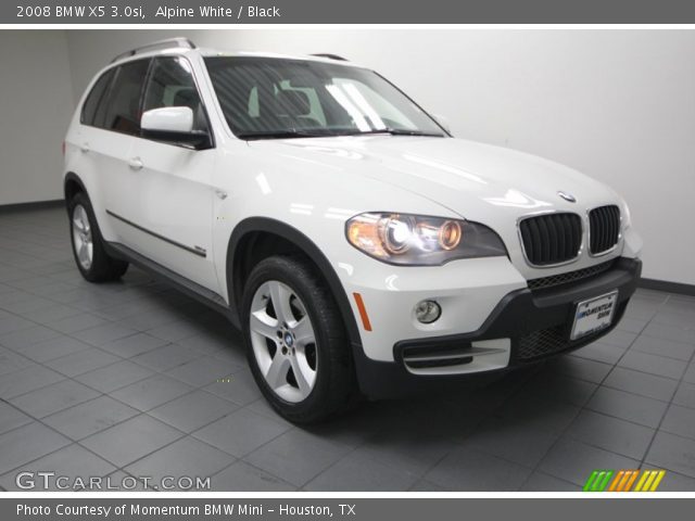 2008 BMW X5 3.0si in Alpine White