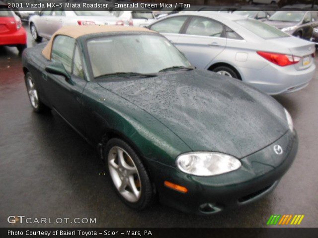 2001 Mazda MX-5 Miata Roadster in Emerald Green Mica