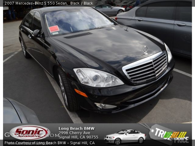 2007 Mercedes-Benz S 550 Sedan in Black