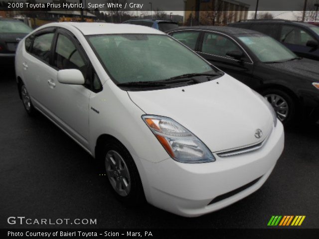 2008 Toyota Prius Hybrid in Super White