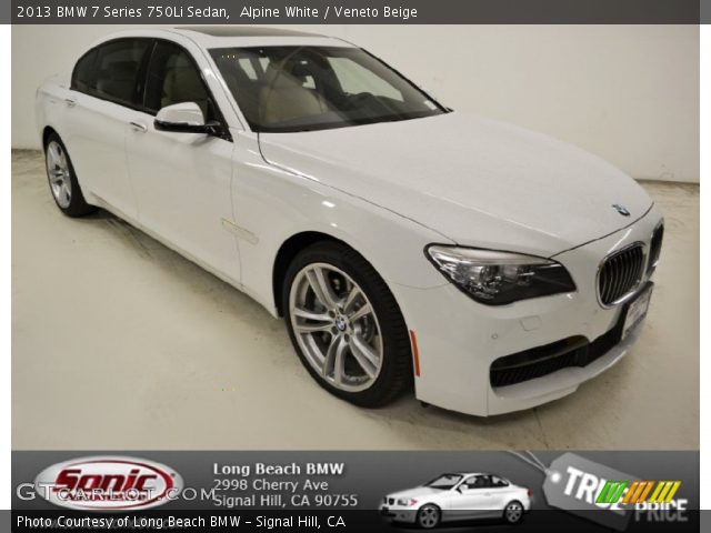 2013 BMW 7 Series 750Li Sedan in Alpine White