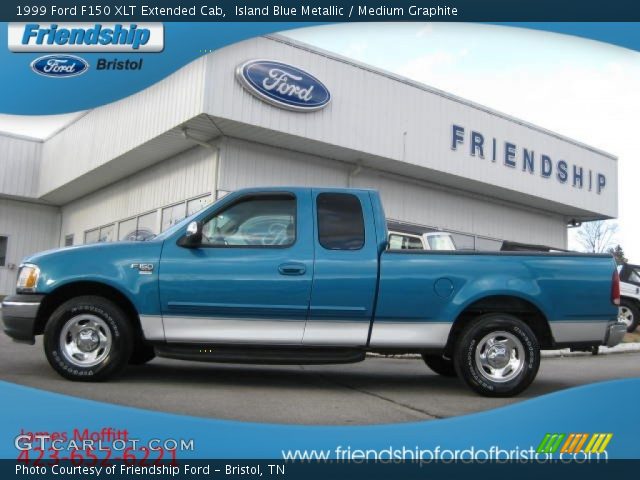 1999 Ford F150 XLT Extended Cab in Island Blue Metallic