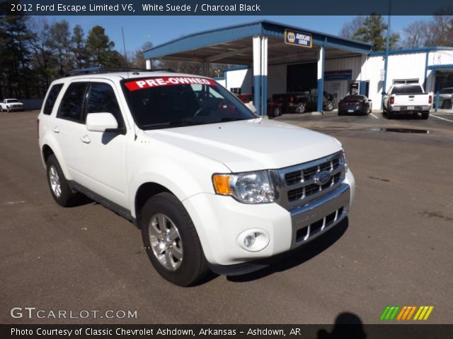 2012 Ford Escape Limited V6 in White Suede