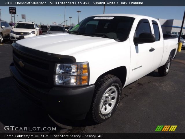 2010 Chevrolet Silverado 1500 Extended Cab 4x4 in Summit White