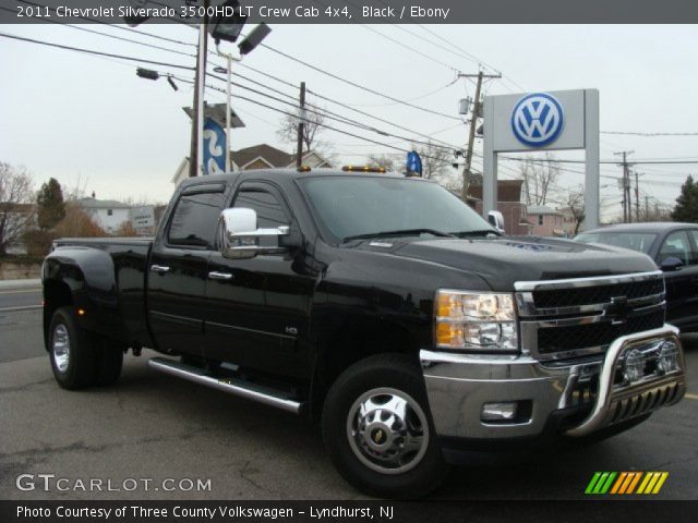 2011 Chevrolet Silverado 3500HD LT Crew Cab 4x4 in Black